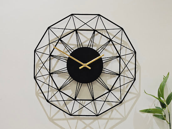 Metal elegance clock